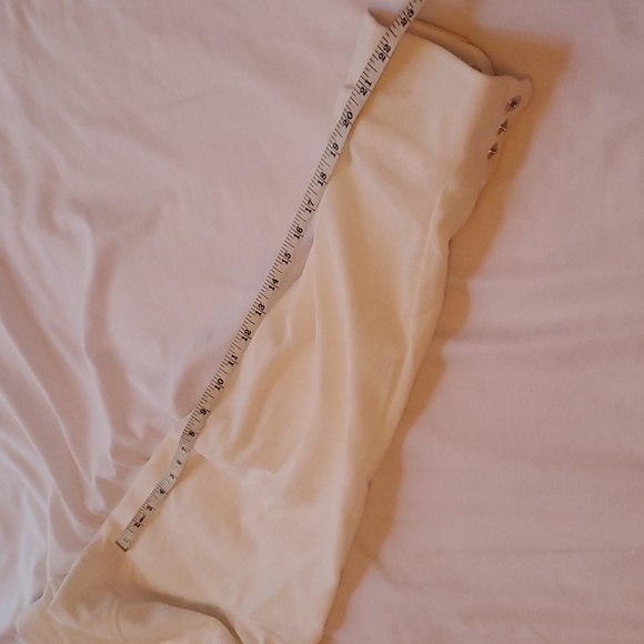 Men White Trick Or Treat Long Sleeve eyeballs wrist patch Shirt O/S - Picture 7 of 8